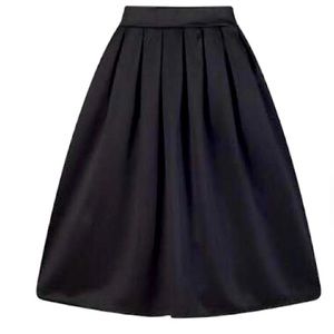 Black, simple and beautiful skirt